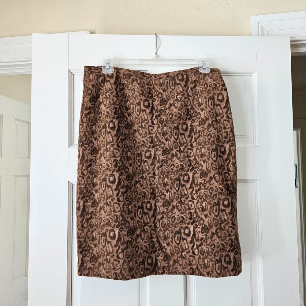 Loft Size 8 Animal Print Skirt
